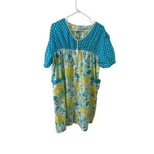 Vintge Bobbie Brooks Women's Multi Color Floral Sleep Wear - Medium